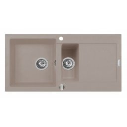 Chiuveta bucatarie Pyramis MIDO 100x50 1 1/2B 1D Beige 070090101