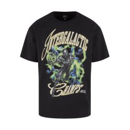 K1X Tricou albastru / verde limetă / negru