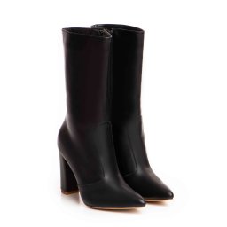 Cizme Teo piele naturala de culoare neagra