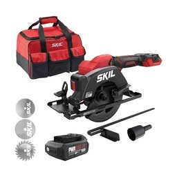 Skil - 3540 DA - Fierastrau circular cu 1 acumulator, Li-Ion, 20 V, 2 Ah, 115x9.5 mm, accesorii