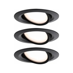 Paulmann 93080 - Set 3x LED 6W IP23, spoturi încastrate COIN, dimabile, 230V