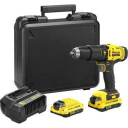 Masina de gaurit cu percutie FATMAX V20 cu 2 acumulatori 18 V 1.5 Ah si incarcator SFMCD711C2K-QW