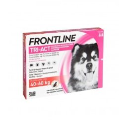 Pipete Antiparazitare pentru Caini, Frontline Tri-Act XL (40-60 kg) - 3 pipete