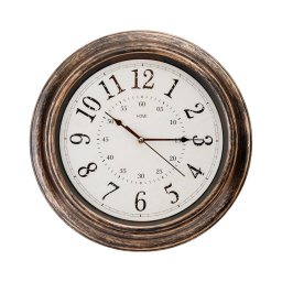 Ceas de perete d. 40 cm 1xAA bronz/alb