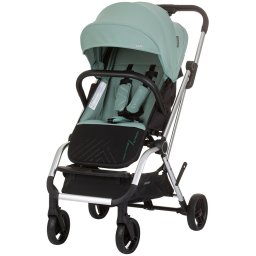 Carucior Chipolino Twister Pastel Green cu sezut rotativ