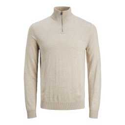 JACK & JONES Pulover 'JJEmil' bej amestecat