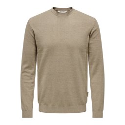 Only & Sons Pulover 'ONSLoui' bej închis