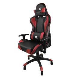 Scaun Gaming Scaun GAMING SERIOUX TORIN X-GC01-2D-R, ajustabil, piele sintetica, piston pe gaz, manere reglabile, baza stea cu 5 picioare, greutate maxima admisa 150Kg, perne detasabile, negru si rosu