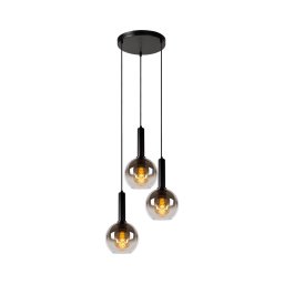 Lustră pe cablu Lucide 45402/13/30 MARIUS 3xE27/40W/230V negru