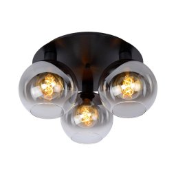 Plafonieră Lucide 74114/03/30 MARIUS 3xE27/40W/230V negru