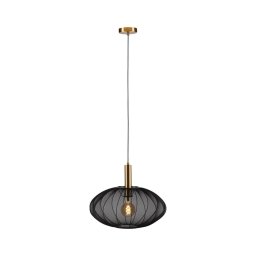 Lustră pe cablu Lucide 03447/52/30 CORINA 1xE27/40W/230V d. 50 cm negru