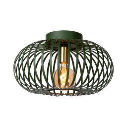 Plafonieră Lucide 78174/40/33 MANUELA 1xE27/60W/230V d. 39,5 cm verde