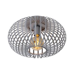 Plafonieră Lucide 78174/40/33 MANUELA 1xE27/60W/230V d. 39,5 cm gri