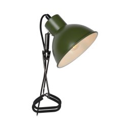 Lampă cu clemă Lucide 45987/01/33 MOYS 1xE27/40W/230V verde