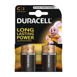 Baterie alcalină 2 buc. Duracell Basic LR14/C 1,5V 2200 mAh