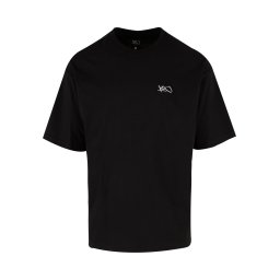 K1X Tricou negru / alb