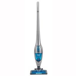 Aspirator vertical Heinner HSVC-V21.6GRY, 2 in 1, fara sac, 110 W, recipient 0.5 litri, autonomie 30 min, albastru-gri