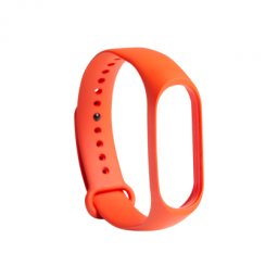 Curea bratara fitness Xiaomi pentru Mi Band 3 sau 4 Portocaliu