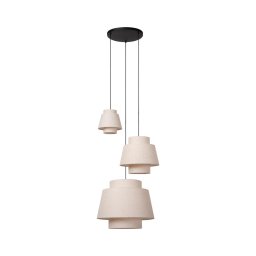 Lustră pe cablu Lucide 21435/13/38 TRIBUTE 3xE27/40W/230V crem