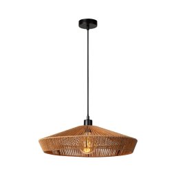 Lustră pe cablu Lucide 10413/50/72 YUNKAI 1xE27/60W/230V d. 50 cm maro