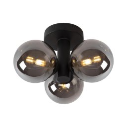 Plafonieră pentru baie Lucide 74116/03/30 TRUDY 3xG9/40W/230V IP44 negru