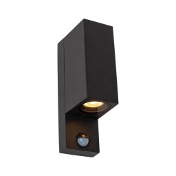 Corp de iluminat de exterior cu senzor Lucide 69802/02/30 ZARO 2xGU10/7W/230V IP65 negru