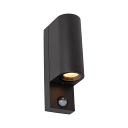 Corp de iluminat de exterior cu senzor Lucide 69803/02/30 ZARO 2xGU10/7W/230V IP65 negru