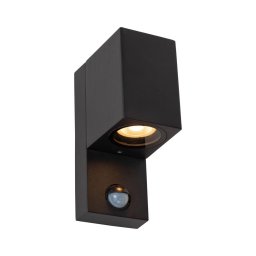 Corp de iluminat de exterior cu senzor Lucide 69802/01/30 ZARO 1xGU10/7W/230V IP65 negru