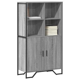 Dulap înalt, gri sonoma, 79,5x35,5x137,5 cm, lemn prelucrat GartenMobel Dekor