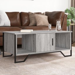 Masuta de cafea, gri sonoma, 100x51x40 cm, lemn compozit GartenMobel Dekor