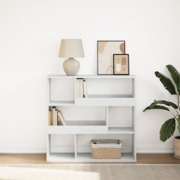 Biblioteca/Separator camera, alb, 100x33x94,5 cm GartenMobel Dekor