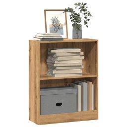 Biblioteca, stejar artizanal, 60x24x76cm, lemn prelucrat GartenMobel Dekor