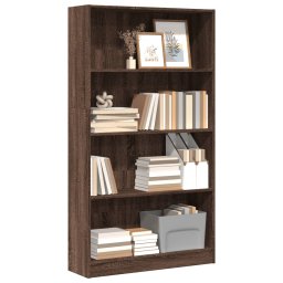 Biblioteca, stejar maro, 80x24x143 cm, lemn prelucrat GartenMobel Dekor