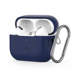 TECH-PROTECT Silicone Hook compatibila cu Apple AirPods Pro / Pro 2 Navy Blue