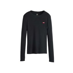 LEVI'S ® Tricou 'Essential Housemark Long Sleeve Tee' roșu / negru / alb