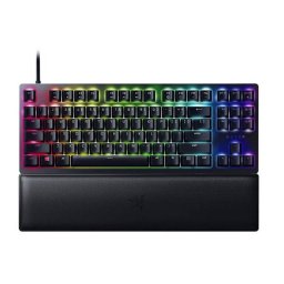 Tastatura Gaming Razer Huntsman V2 Tenkeyless, Clicky Purple Switch, RGB, USB, Negru