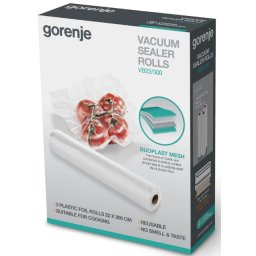 Pungi pentru aparat de vidat Gorenje VB22/300, 3 buc, 22 x 300 cm, reutilizabil
