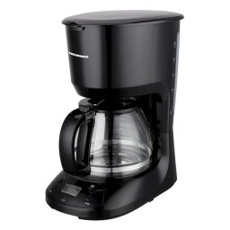 Cafetiera Heinner HCM-D750GCBK, 750 W, cana 1.25 litri, display, temporizator, negru