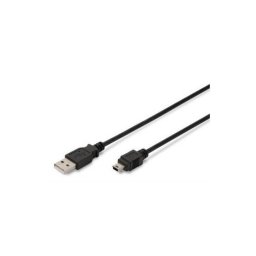 ASSMANN USB 2.0 HighSpeed Cable USB A M (plug)/miniUSB B (5pin) M (plug) 1m bl