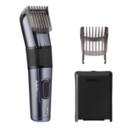 Masina de tuns BaByliss E976E cu fir/ fara fir, 75 de minute de functionare, lama din titan, Gri/Negru