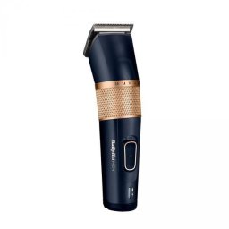 Masina de tuns fara fir BaByliss E986E, baterie litiu-ion, cu lame din carbon titan, Auriu/Negru