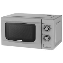 Cuptor cu microunde Heinner HMW-M2035SL, 20 litri, 700 W, 5 trepte, mecanic, argintiu