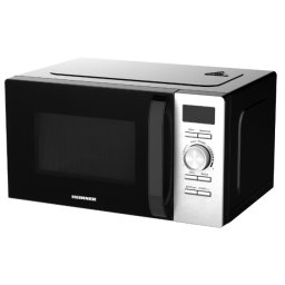 Cuptor cu microunde Heinner HMW-D2060BK, 20 litri, 700 W, 5 trepte, electronic, negru-inox