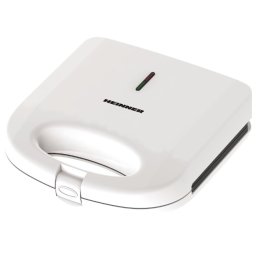 Sandwich maker Heinner SM-K750FGWH, 750 W, 2 sandwichuri, placa antiaderenta, alb