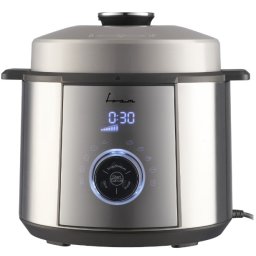 Multicooker Fram FPCK-R57IX, 3.7 litri, 1100 W, 10 programe, timer, 0.8 bar, argintiu