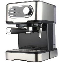 Espressor manual Fram FEM-850BKSS, 850 W, 15 bari, sistem de spumare, 1.5 L, inox