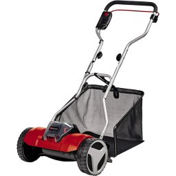 Einhell Mașină de tuns iarba cu cilindru fără fir GE-HM 18/38 Li-Solo, 18V (rosu/negru, fara baterie/incarcator)