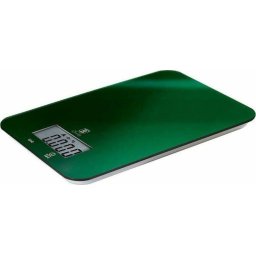 Cantar de bucatarie Sticla, Verde, 21.5x14x1 cm