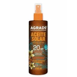 Agrado Ulei de plaja cu pompa 250 ml SPF20