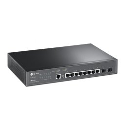Switch JetStream cu management 8 x Porturi Gigabit L2+ si 2 x sloturi SFP, TP-LINK SG3210